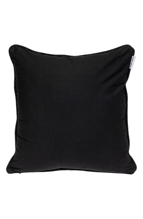 Parkland Collection Machu Embroidered Throw Pillow In Blue White Blue