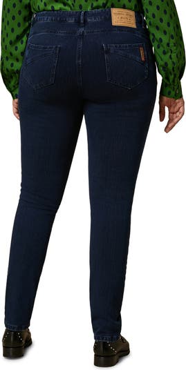 Marina Rinaldi Wonder-fit High-rise Jeans - Navy