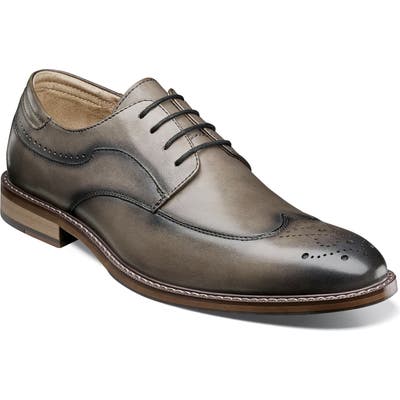 Stacy Adams Fletcher Wingtip- Grey