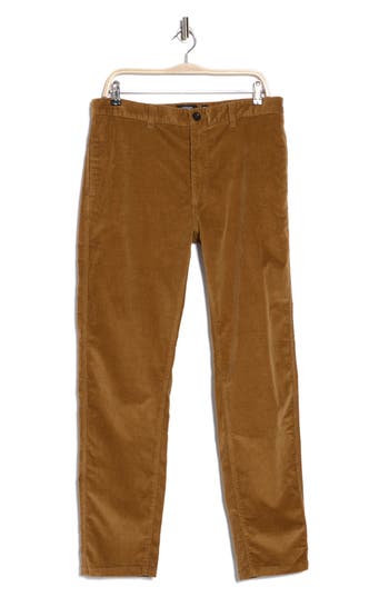 Union Bryce Pincord Chino Pants In Chestnut