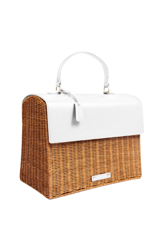 Shop Modern Picnic The Large Luncher In Darker White Wicker