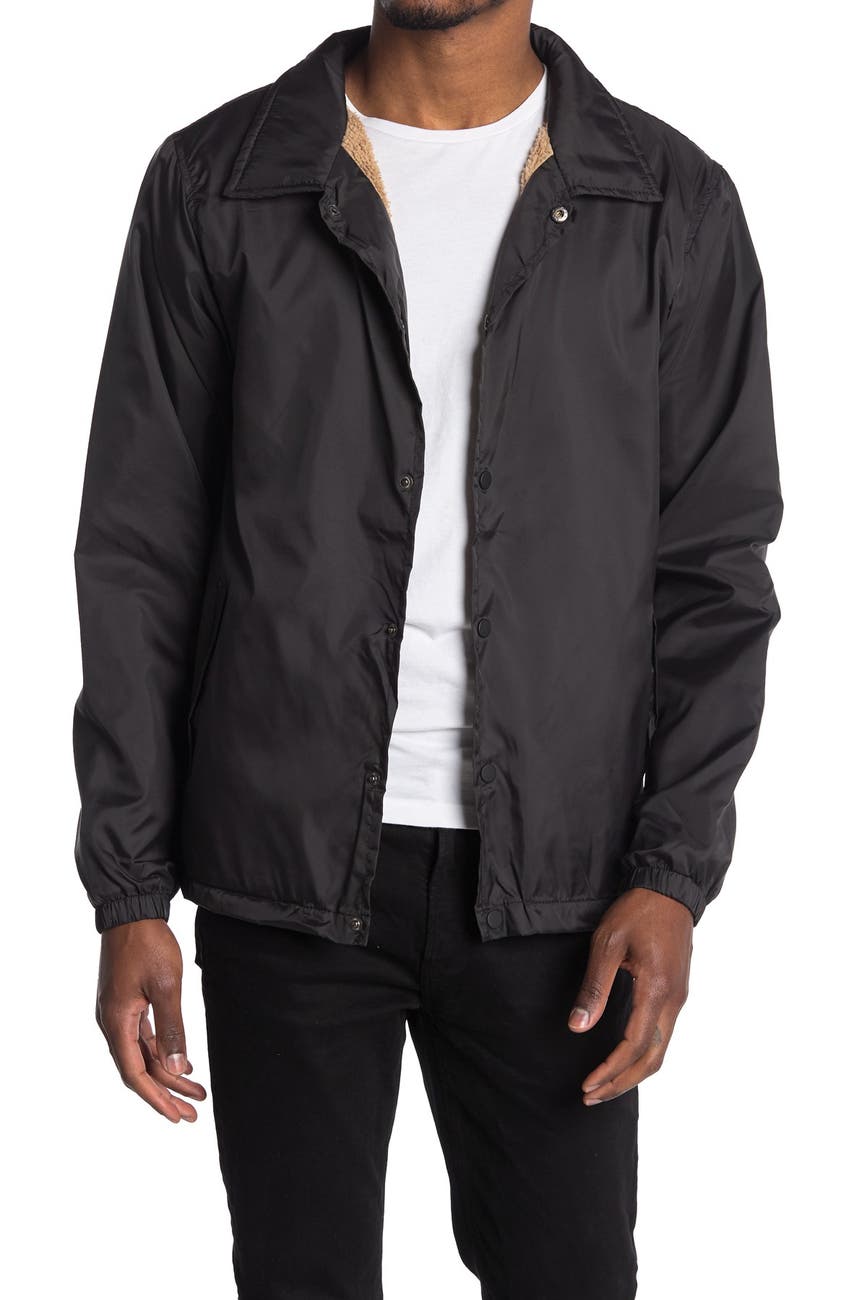 Burnside Spread Collar Zip Up Jacket Nordstrom Rack