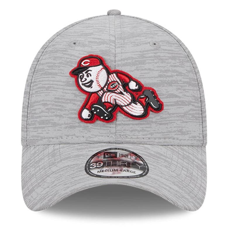 New Era Grey Cincinnati Reds 2023 Clubhouse 39thirty Flex Hat ModeSens