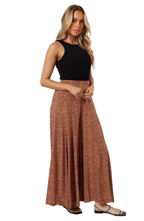 Petal And Pup Petal & Pup Selby High Waist Wide Leg Pants In Brown