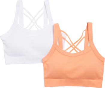 YOGALICIOUS Claire Assorted 2-Pack Strappy Rib Sports Bras