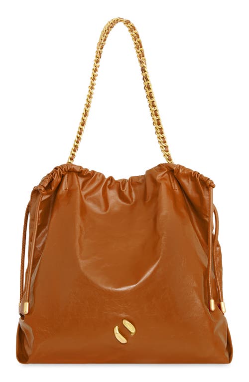 Shop Rebecca Minkoff Medium G Leather Tote In Lounge