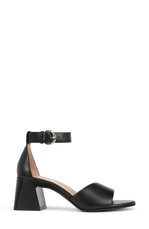 Shop Naturalizer Verly Ankle Strap Flare Heel Sandal In Black