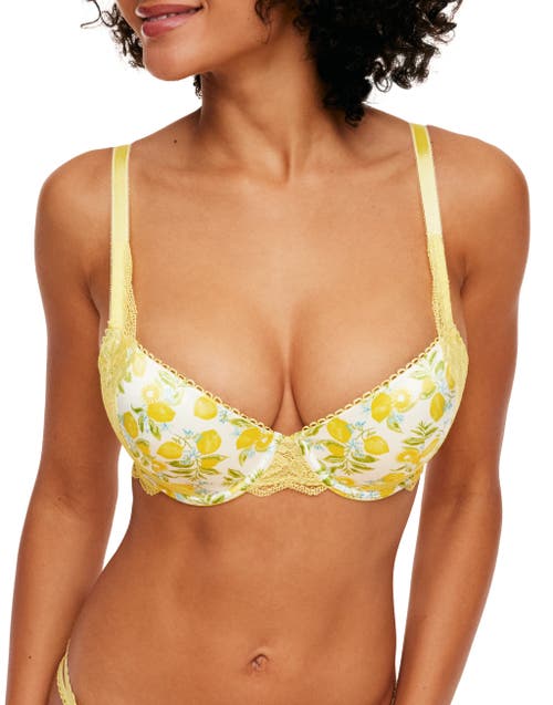 Shop Adore Me Rochelle Push Up Demi Bra In Novelty White