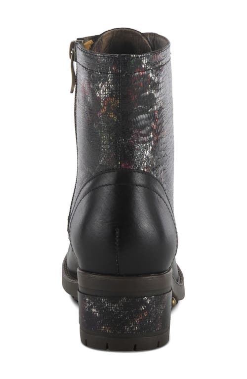 Shop L'artiste By Spring Step Marty-met Bootie In Black Multi