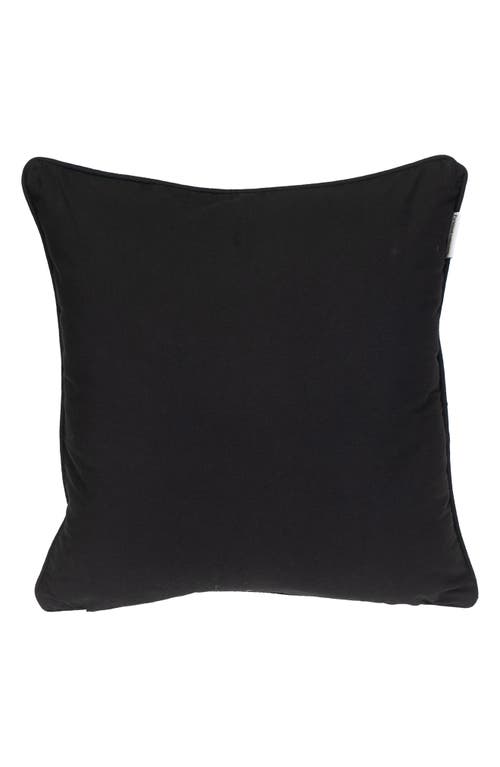 Parkland Collection Ursae Embroidered Throw Pillow In Black