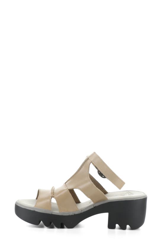 Fly London Tawi Strappy Sandal In Taupe