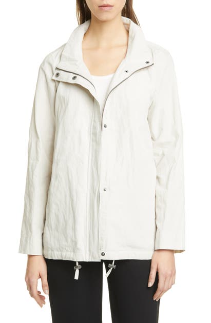EILEEN FISHER ORGANIC COTTON BLEND A-LINE JACKET