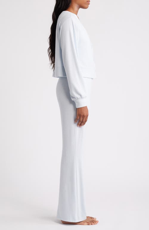 Open Edit Cozy Rib 3-piece Lounge Set In Blue Air Marl