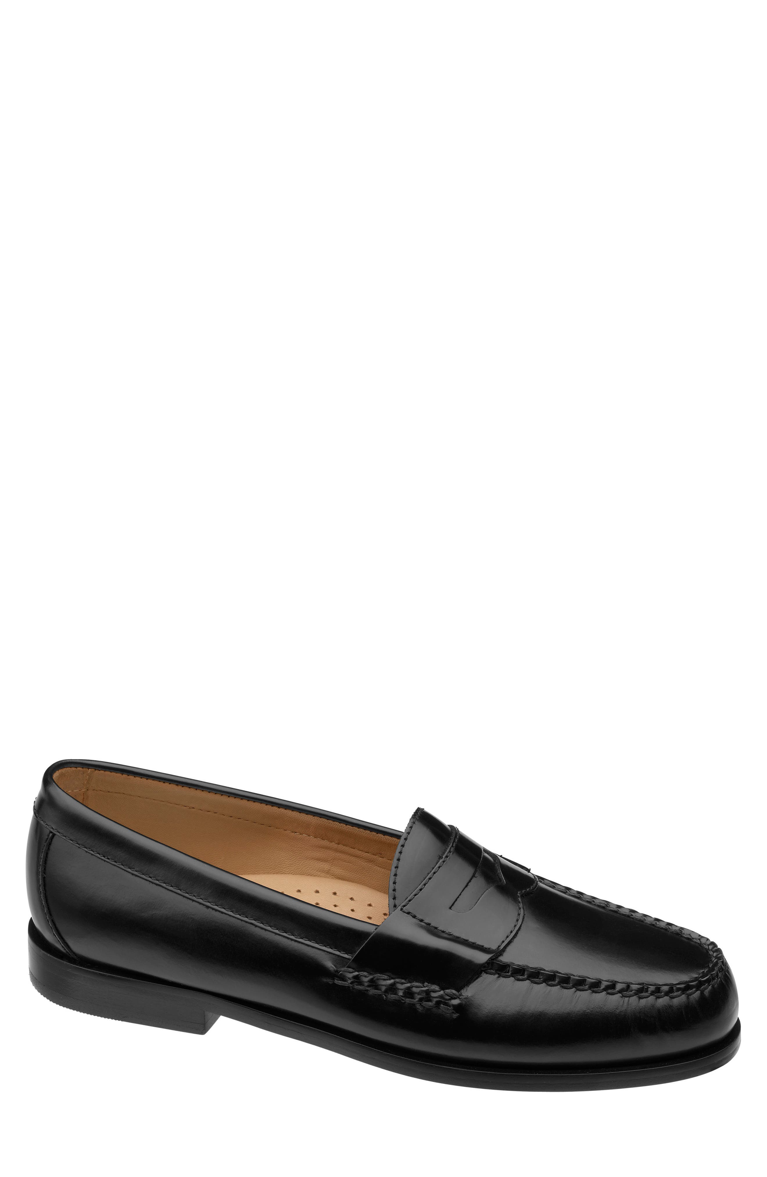 nordstrom mens black loafers