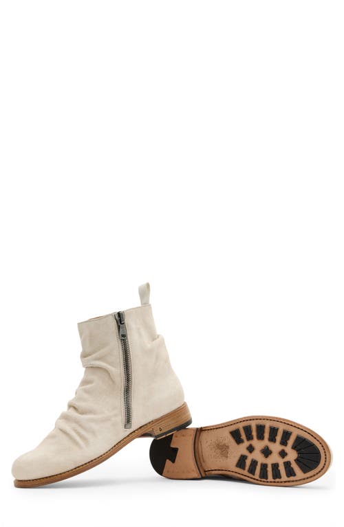 John Varvatos Slouchy Zip Boot In China White