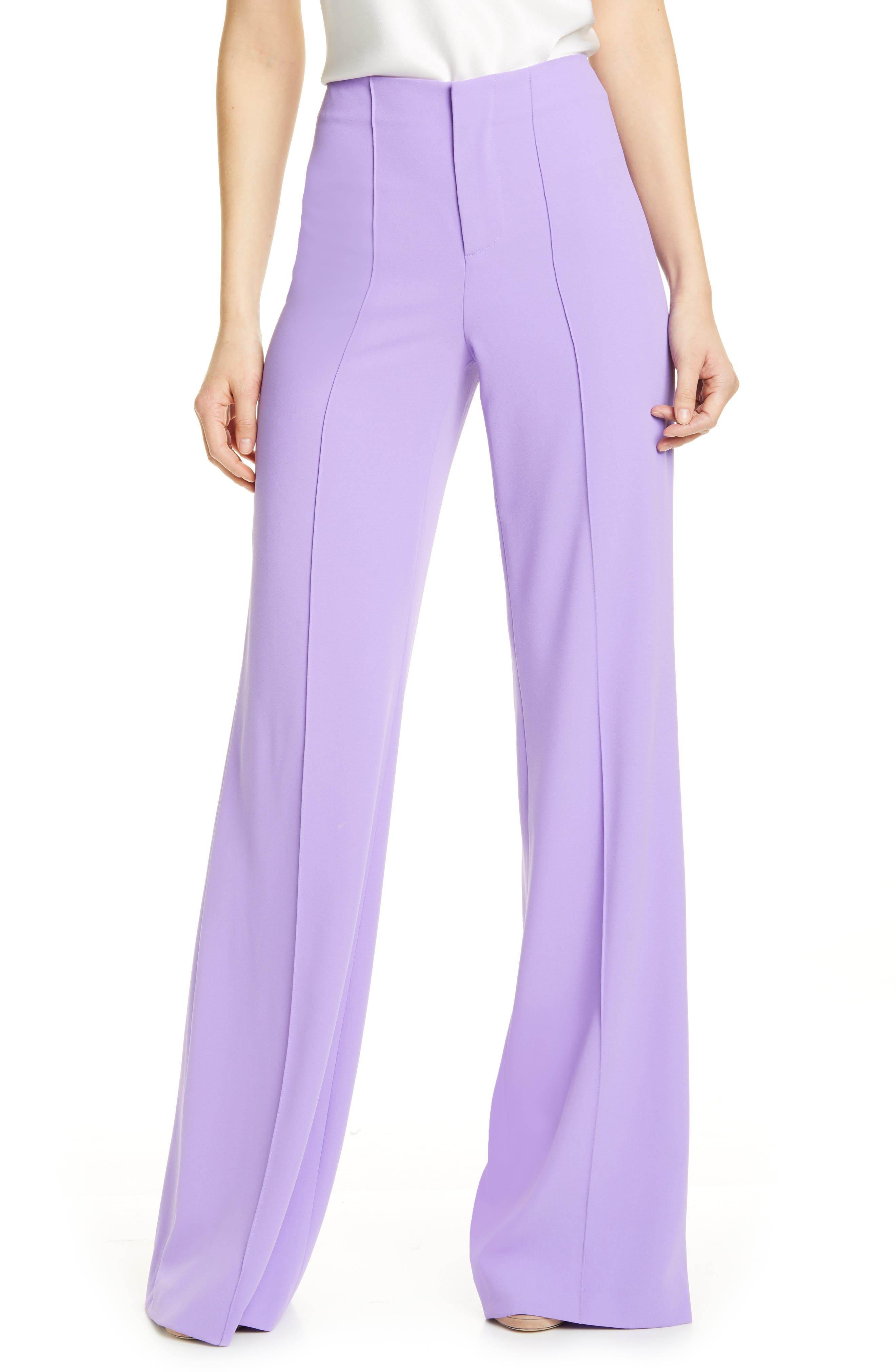 alice and olivia dylan wide leg pants