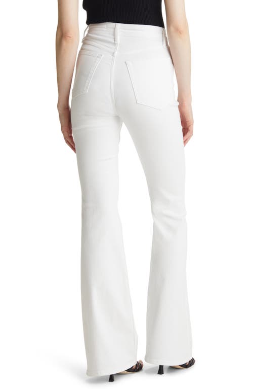 Rag & Bone Icon Casey High-rise Flare Jeans In Opticwht