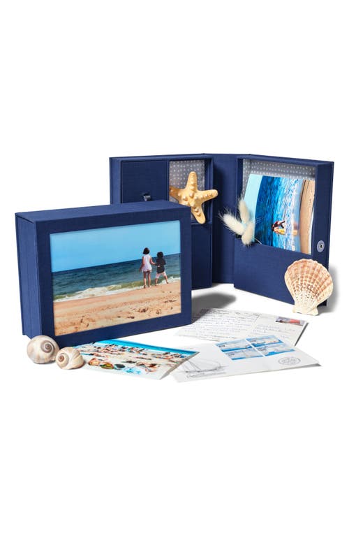 Savor Story Vault Keepsake Box In Blue/ Neutral