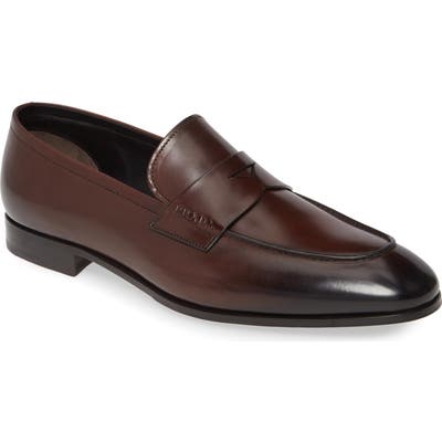 Prada Penny Loafer, Brown