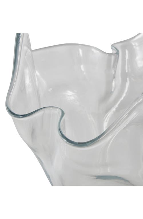Vivian Lune Home Clear Glass Vase In Clear