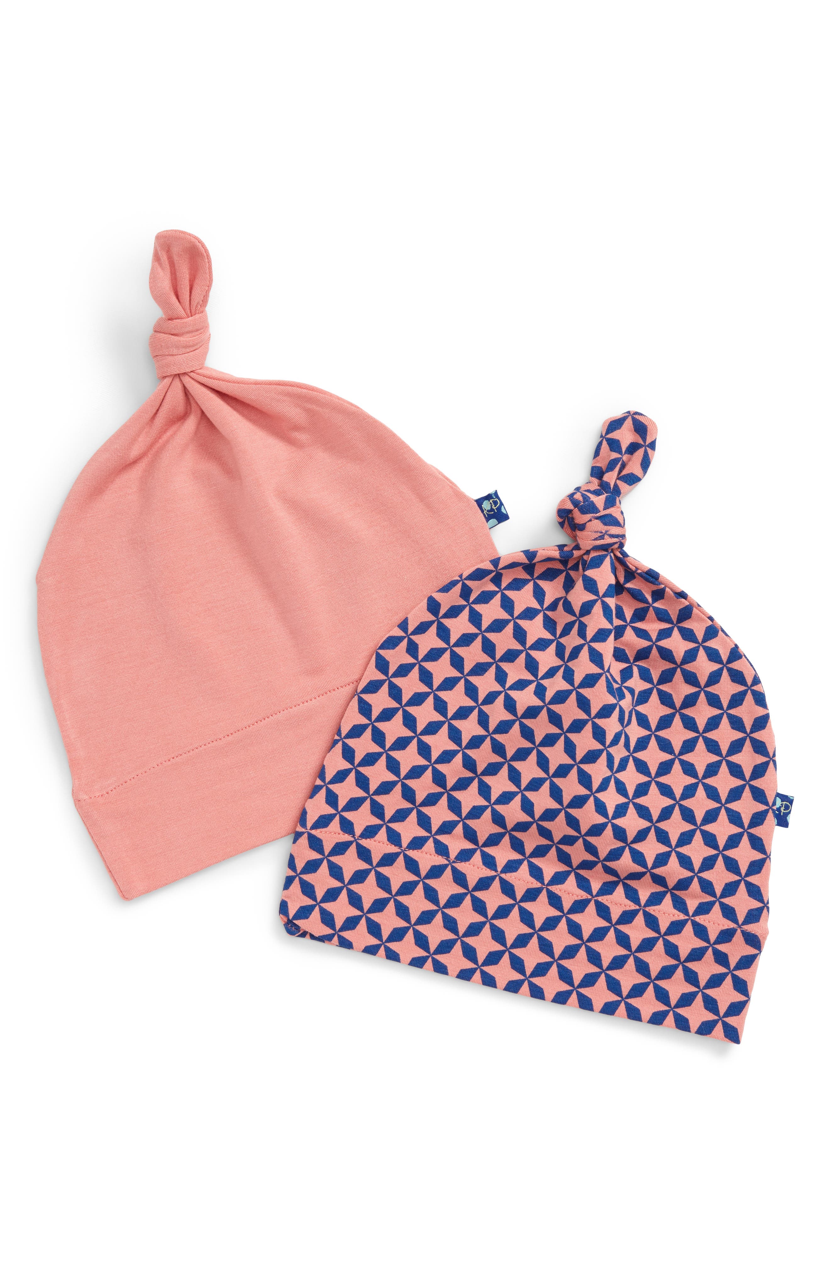 Kickee Pants Set of 2 Knot Hats (Baby) Nordstrom
