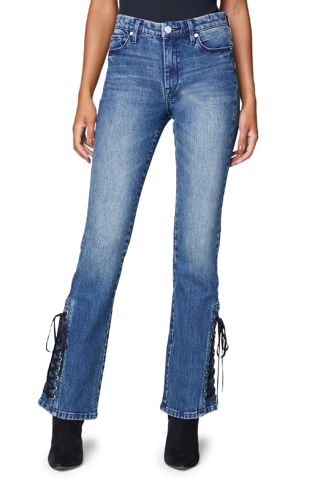 mini bootcut jeans