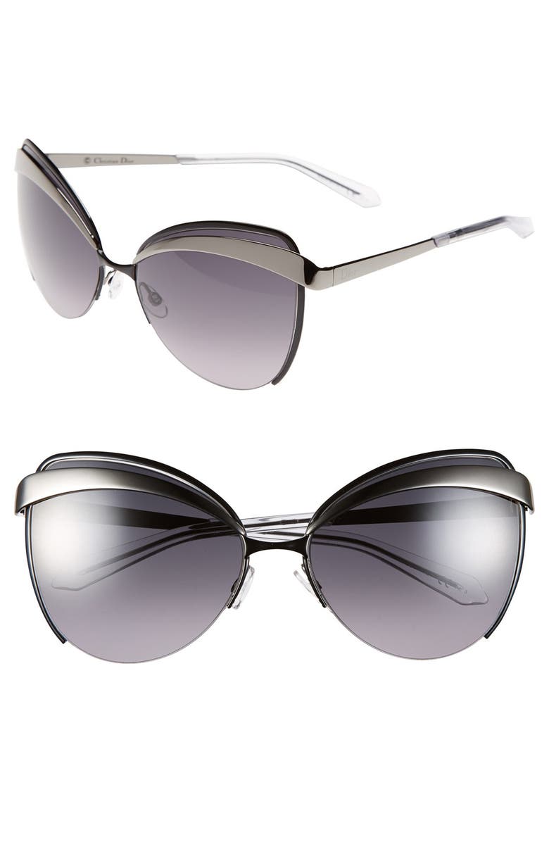 Dior 'Eyes 1' 60mm Metal Butterfly Sunglasses | Nordstrom