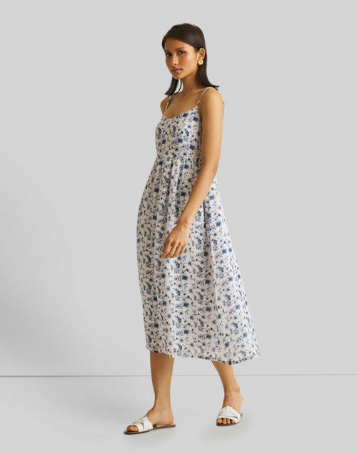 Shop Reistor Strappy Gathered Midi Dress In Wisteria Whimsy