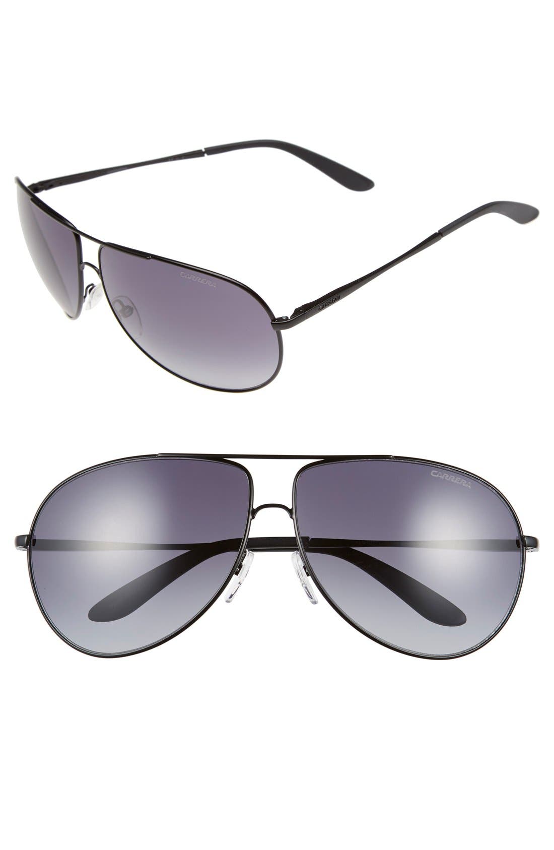 Carrera Eyewear 64mm Aviator Sunglasses Nordstrom
