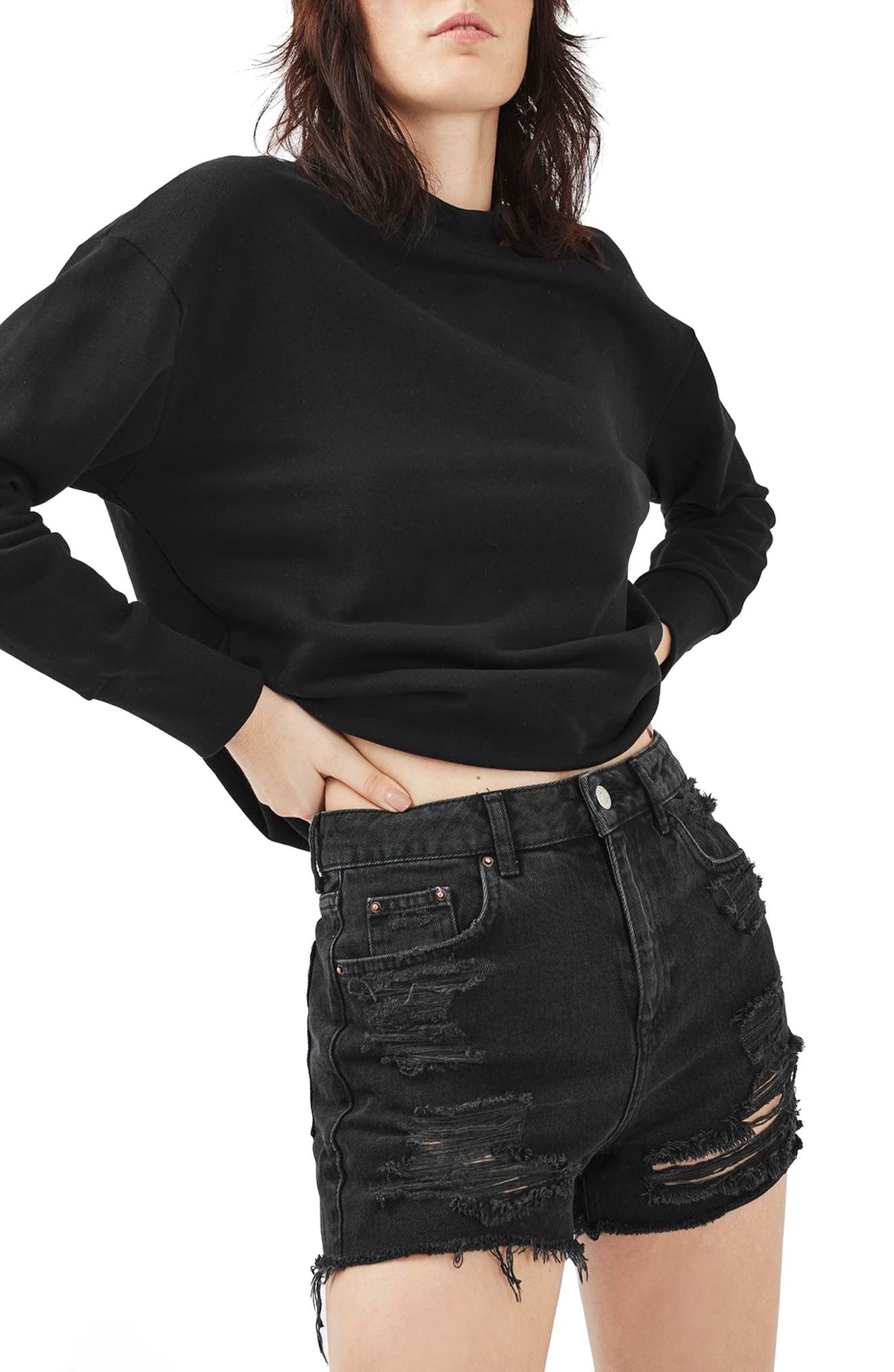 ripped mom shorts