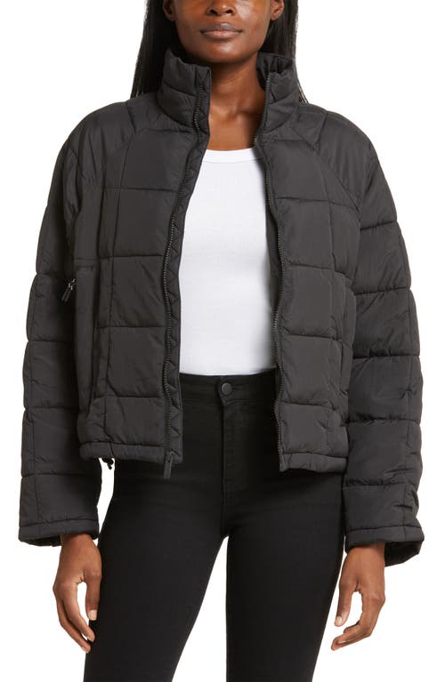 Nellie Packable Puffer Jacket in Black