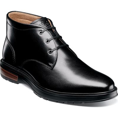 Florsheim Astor Plain Toe Chukka Boot - Black