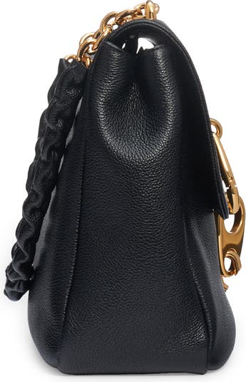 Carine Large Leather Shoulder Bag in Black - Tom Ford