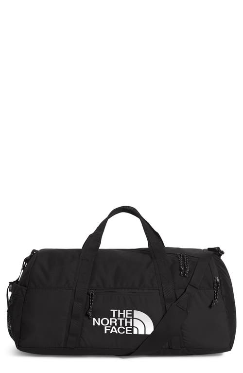 The North Face Bozer Water Repellent Duffel Bag in Tnf Black/Tnf White