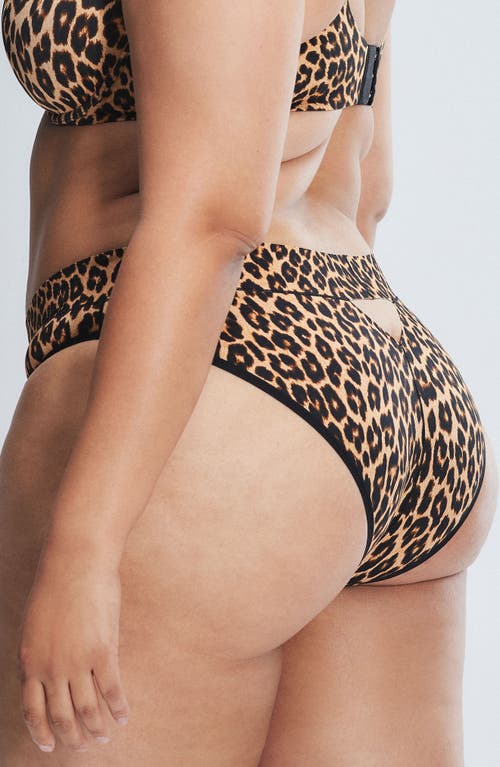 Savage X Fenty Soft N' Savage Cheeky Panties In Suga Beige On The Prowl Print