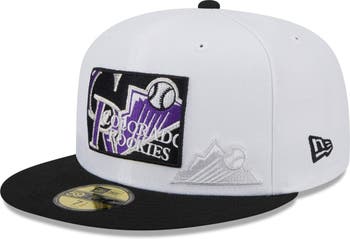 Colorado Rockies New Era Alternate Authentic Collection On-Field Low Profile 59FIFTY Fitted Hat - Black/Purple