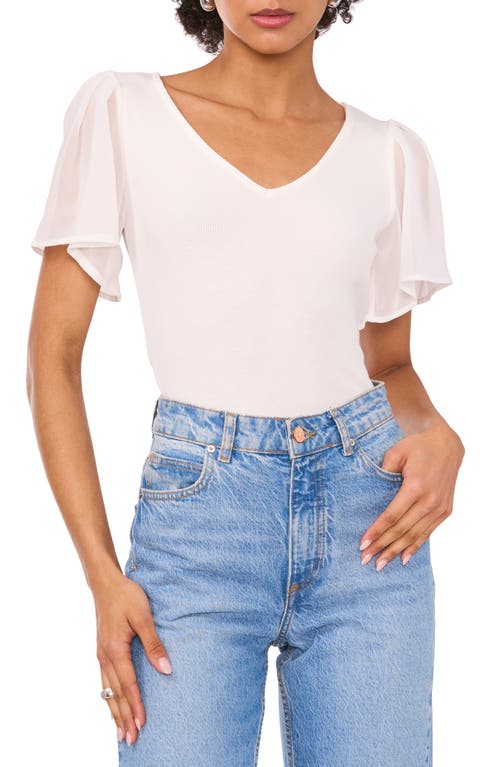 1.STATE Flutter Sleeve Rib Knit T-Shirt at Nordstrom,