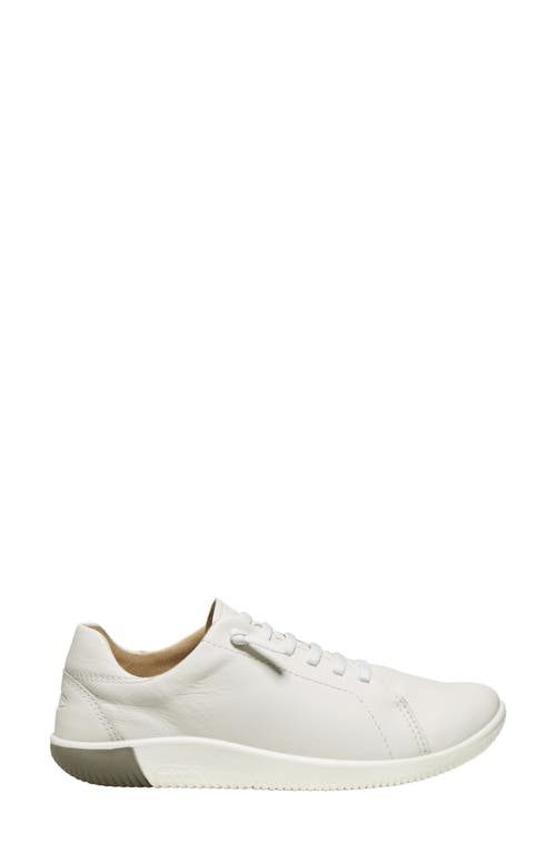 Shop Keen Knx Leather Sneaker In Star White/star White