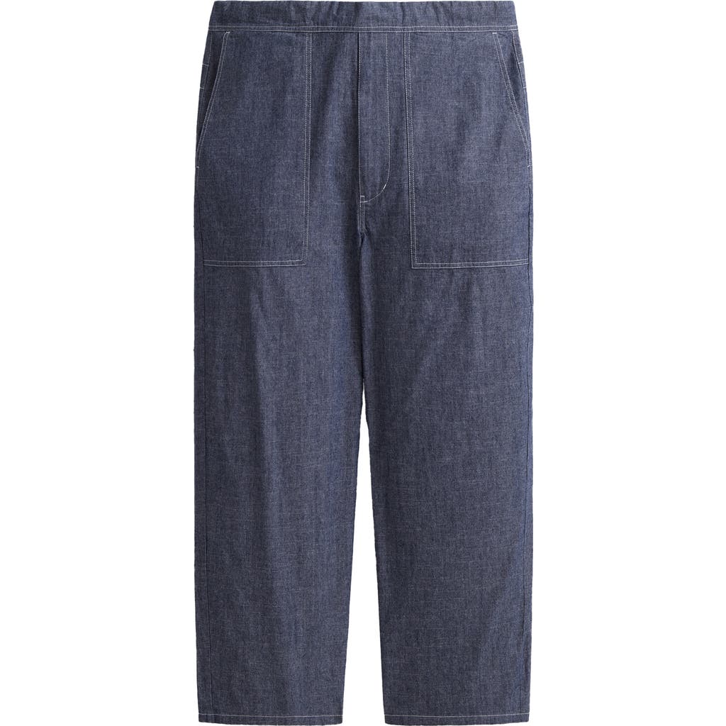 Alpha Industries Wide Leg Pull-on Pants In Replica Blue