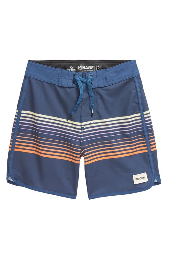 Shop Rip Curl Kids' Mirage Surf Revival Board Shorts In Washed Navy