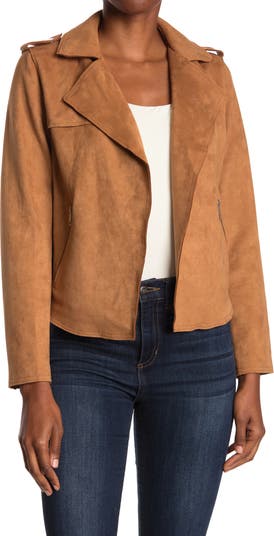 Vigoss faux suede hot sale moto jacket