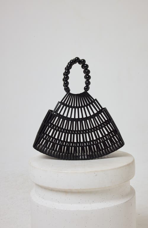 L*space Lspace Starlight Wood Handbag In Black
