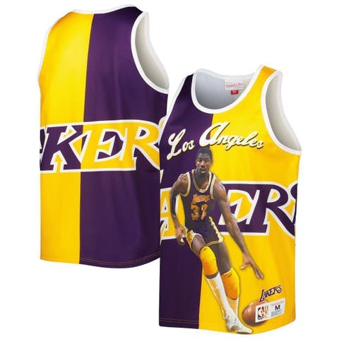 Mitchell & Ness NBA Lakers Magic Johnson Swingman Tank In Yellow, ASOS