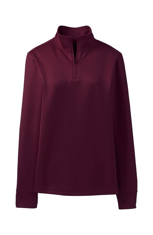 LANDS' END LANDS' END SCHOOL UNIFORM  QUARTER ZIP PULLOVER 