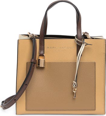 Marc Jacobs The Colorblock Tote Bag Brown And Beige