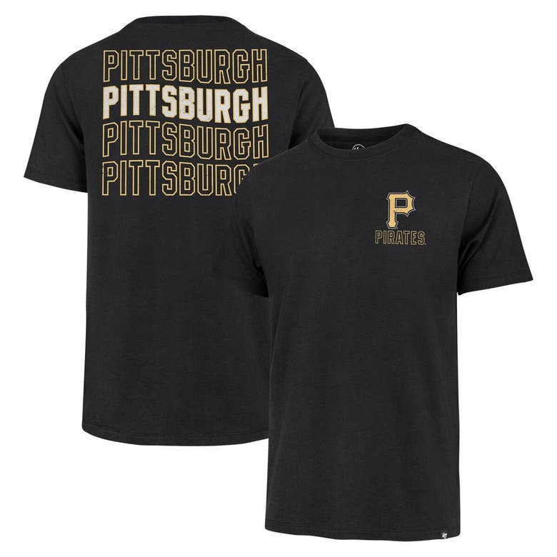 47 ' Black Pittsburgh Pirates Hang Back Franklin T-shirt