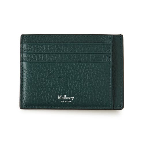 Shop Mulberry Leather Card Holder In  Green