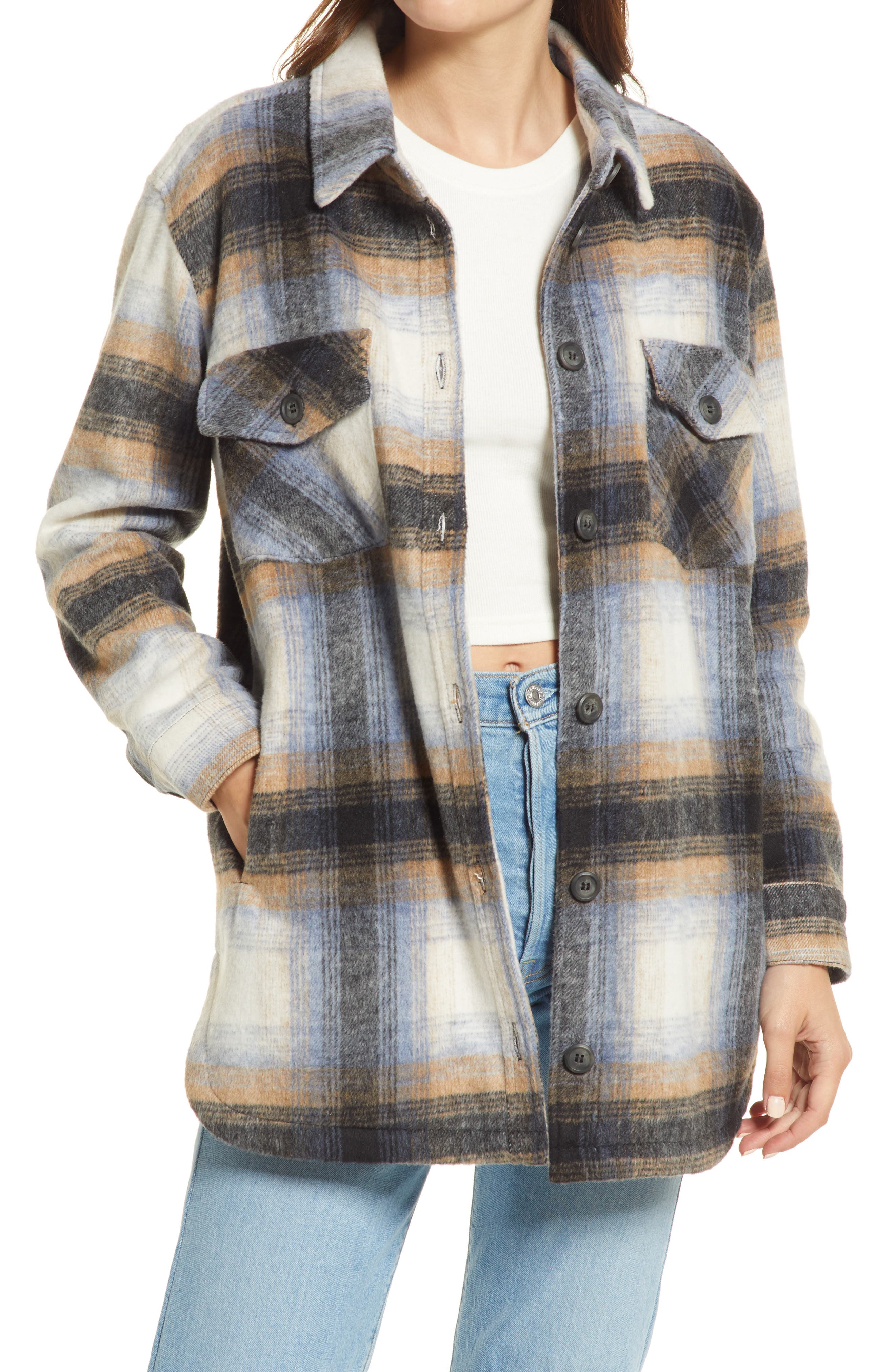 Thread \u0026 Supply Shirt Jacket In Black 
