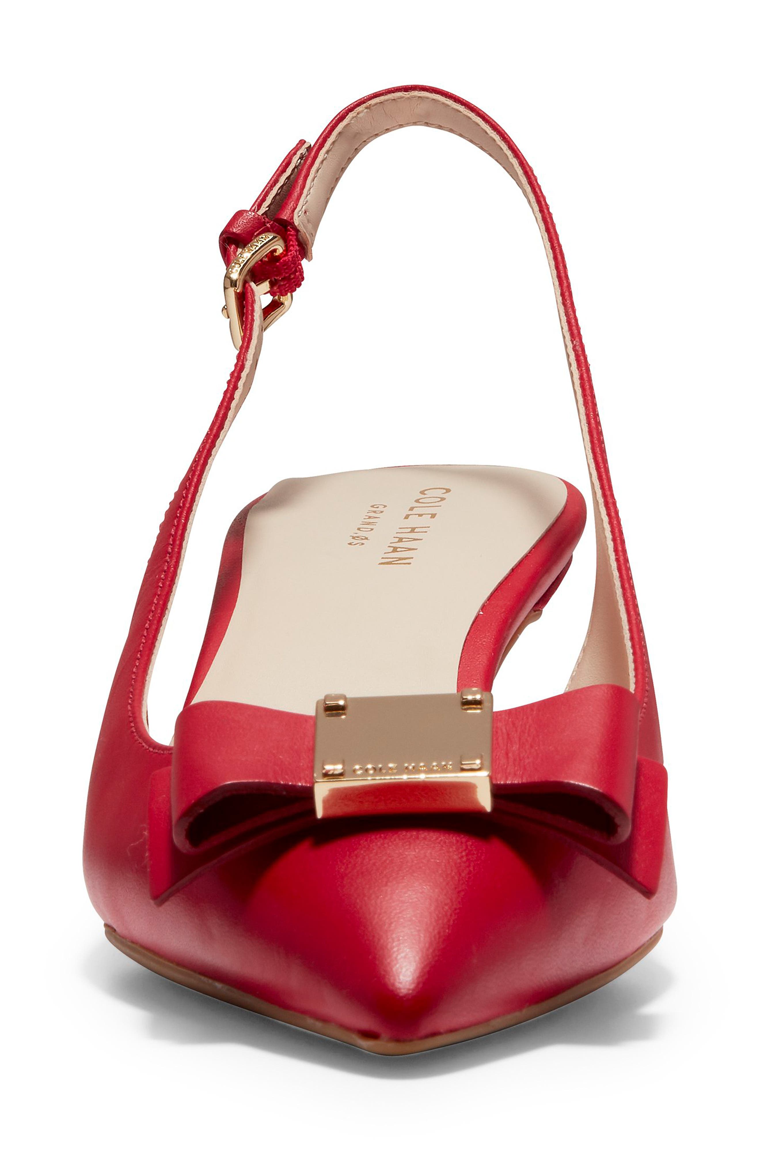 cole haan tali bow slingback