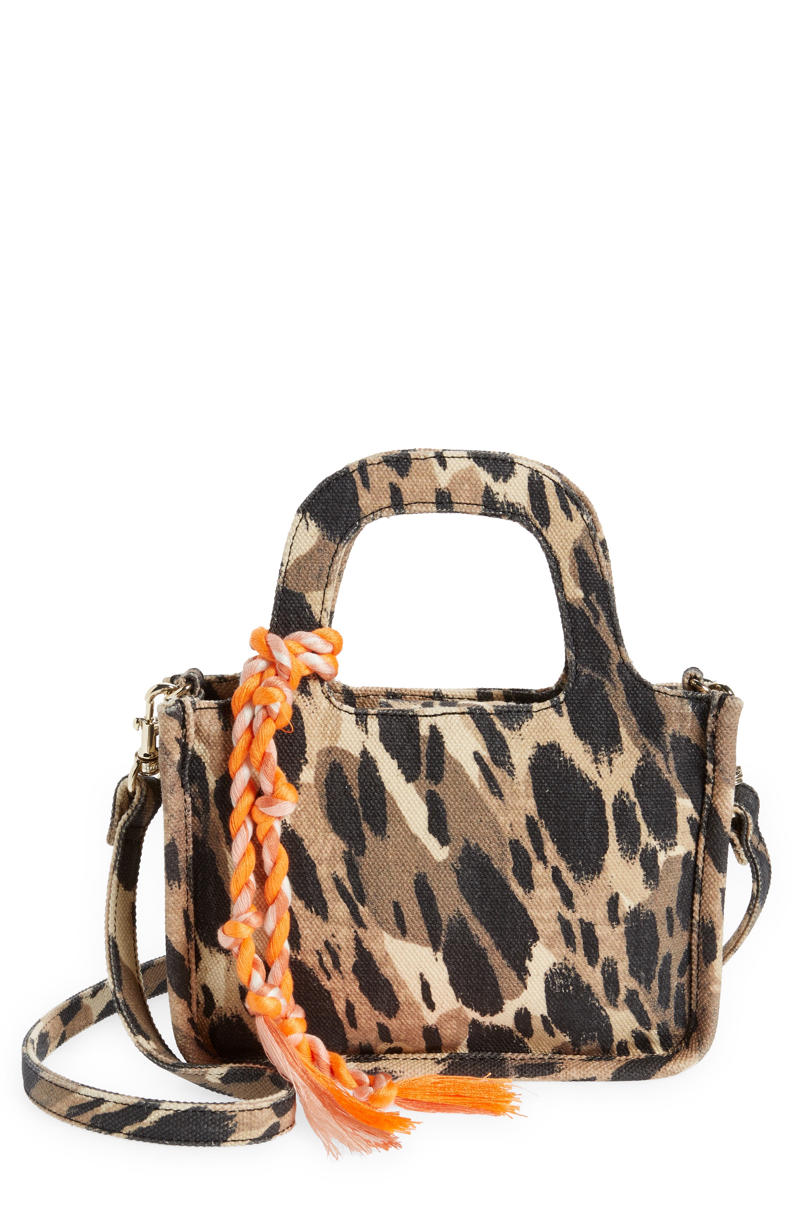 vince camuto leopard handbag